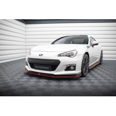 Maxton Design spoiler pod přední nárazník ver.3 pro Subaru BRZ Mk1, černý lesklý plast ABS, s červenou linkou Maxton Design spoiler pod přední nárazník ver.3 pro Subaru BRZ Mk1, černý lesklý plast ABS, s červenou linkou