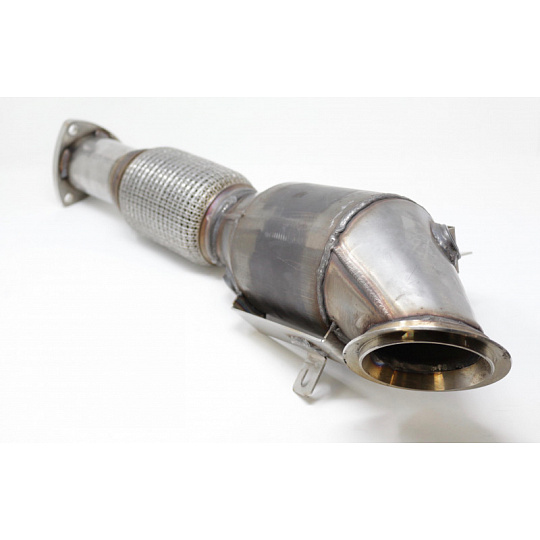 Milltek Sport downpipe a Hi-Flow sportovní katalyzátor 200CPSI pro Ford Fiesta Mk8/Mk8.5 ST 1.5 EcoBoost 200PS (Post Sept 2020 Models Only) 2020-2024