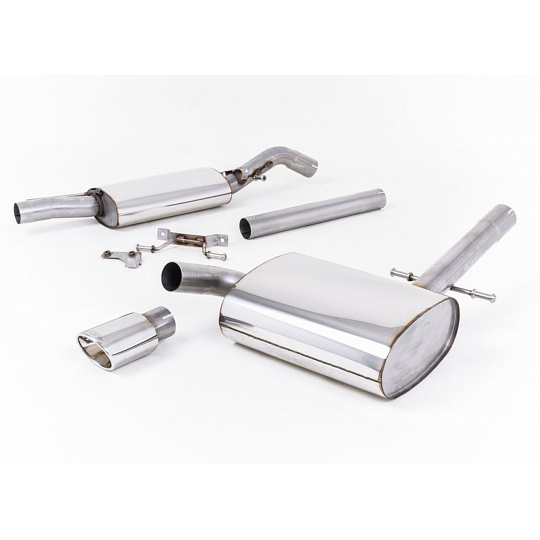 Milltek Sport výfukový systém cat-back bez rezonátoru (hlasitější) pro Volkswagen Corrado G60 1.8 1988-1991, typ koncovek: leštěné