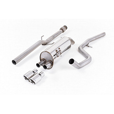 Milltek Sport výfukový systém cat-back bez rezonátoru (hlasitější) pro Peugeot 208 GTi 1.6 2012-2019, typ koncovek: GT-80 leštěná Milltek Sport výfukový systém cat-back bez rezonátoru (hlasitější) pro Peugeot 208 GTi 1.6 2012-2019, typ koncovek: GT-80 leštěná