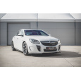 Maxton Design spoiler pod přední nárazník pro Opel Insignia OPC Mk1 Facelift, černý lesklý plast ABS