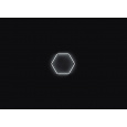 Kompletní LED hexagonové svítidlo bílé 4500 K, rozměr: 1 element 97 x 84 cm
