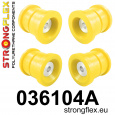 036104A: Strongflex Sada silentbloků zadního nosníku varianta SPORT