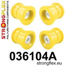 036104A: Strongflex Sada silentbloků zadního nosníku varianta SPORT 036104A: Strongflex Sada silentbloků zadního nosníku varianta SPORT