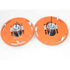 Silver Project nastavitelné horní uložení pro Mini Cooper F55/56/57 se sériovým podvozkem, barva: oranžová Silver Project nastavitelné horní uložení pro Mini Cooper F55/56/57 se sériovým podvozkem, barva: oranžová