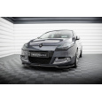 Maxton Design spoiler pod přední nárazník pro Renault Megane GT Mk3 Facelift, černý lesklý plast ABS