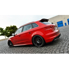 Maxton Design prodloužení spoileru pro Audi A3, S3 8V, 8V FL, černý lesklý plast ABS Maxton Design prodloužení spoileru pro Audi A3, S3 8V, 8V FL, černý lesklý plast ABS