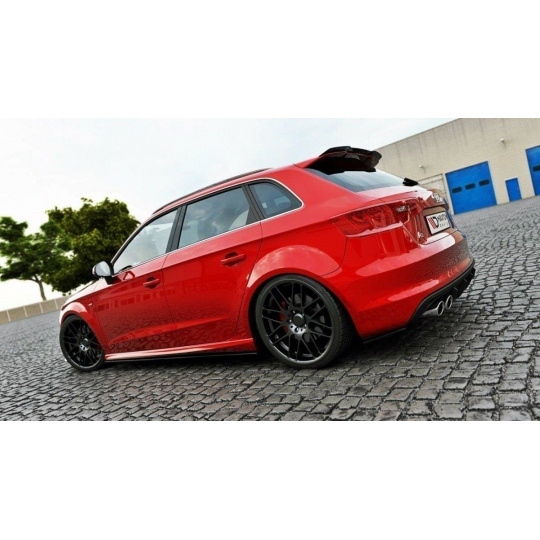 Maxton Design prodloužení spoileru pro Audi A3, S3 8V, 8V FL, černý lesklý plast ABS Maxton Design prodloužení spoileru pro Audi A3, S3 8V, 8V FL, černý lesklý plast ABS
