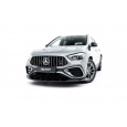 Maxton Design spoiler pod přední nárazník ver.2 pro Mercedes GLA H247 Facelift /AMG 35, černý lesklý plast ABS