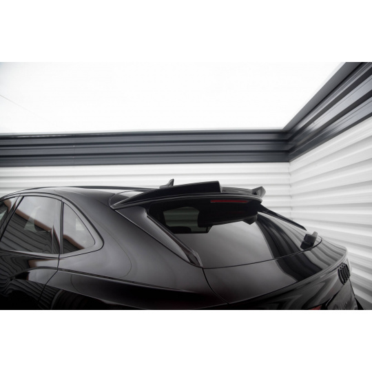 Maxton Design prodloužení spoileru 3d pro Audi Q3 Sportback F3, černý lesklý plast ABS