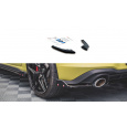 Maxton Design difuzory pod zadní nárazník s křidélky ver.1 pro Volkswagen Golf GTI Mk8, carbon-Look, Clubsport