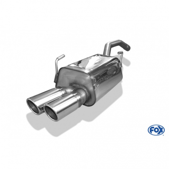 Fox Sportauspuff koncový tlumič výfuku s koncovkou 2x80 Typ 16 pro Citroen C8 s motorem 3.0 V6 Fox Sportauspuff koncový tlumič výfuku s koncovkou 2x80 Typ 16 pro Citroen C8 s motorem 3.0 V6
