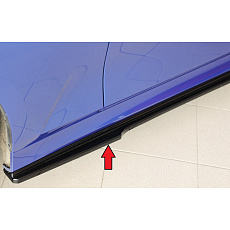 Rieger spoiler pod boční práh mont. strana levá pro BMW 3er G21 G3K touring, 03/19-, plast ABS lakovaný do černé lesklé barvy