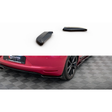 Maxton Design boční difuzory pod zadní nárazník pro Volkswagen Scirocco Mk3, černý lesklý plast ABS
