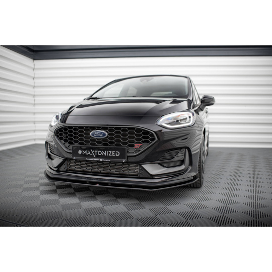 Maxton Design "Street Pro" spoiler pod přední nárazník pro Ford Fiesta ST Mk8 Facelift, plast ABS bez povrchové úpravy