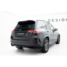 Maxton Design středový spoiler pod zadní nárazník s žebrováním pro Mercedes GLE SUV W167, černý lesklý plast ABS, AMG-line Maxton Design středový spoiler pod zadní nárazník s žebrováním pro Mercedes GLE SUV W167, černý lesklý plast ABS, AMG-line