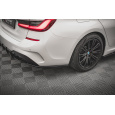 Maxton Design boční difuzory pod zadní nárazník ver.2 pro BMW řada 3 G20 M-Pack, G21 M-Pack, černý lesklý plast ABS