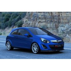 Maxton Design spoiler pod přední nárazník pro Opel Corsa D (Mk4), černý lesklý plast ABS, facelift Maxton Design spoiler pod přední nárazník pro Opel Corsa D (Mk4), černý lesklý plast ABS, facelift