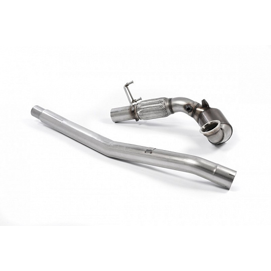 Milltek Sport downpipe a Hi-Flow sportovní katalyzátor pro Seat Leon Cupra 280/290 2.0 TSI (bez OPF/GPF) 2014-2017, pouze pro OE Cat Back systém