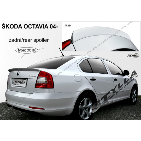 Stylla spoiler zadních dveří Škoda Octavia II htb (2004 - 2013)