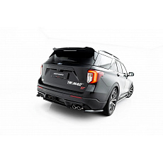 Maxton Design vložka zadního nárazníku pro Ford Explorer ST Mk6, černý lesklý plast ABS