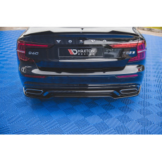 Maxton Design středový spoiler zadního nárazníku pro Volvo S60 Mk3, černý lesklý plast ABS Maxton Design středový spoiler zadního nárazníku pro Volvo S60 Mk3, černý lesklý plast ABS