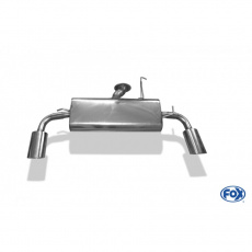 Fox Sportauspuff koncový tlumič výfuku s koncovkou 115x85 Typ 32 na obou stranách pro Mitsubishi Lancer CYO s motorem 2.0 D