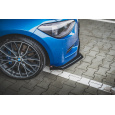 Maxton Design rohové spoilery pod přední nárazník pro BMW řada 1 F20 M135I, černý lesklý plast ABS