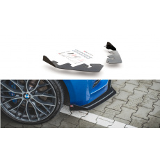 Maxton Design rohové spoilery pod přední nárazník pro BMW řada 1 F20 M135I, černý lesklý plast ABS Maxton Design rohové spoilery pod přední nárazník pro BMW řada 1 F20 M135I, černý lesklý plast ABS