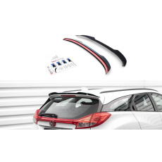 Maxton Design prodloužení spoileru pro Honda Civic Mk9, černý lesklý plast ABS, Tourer