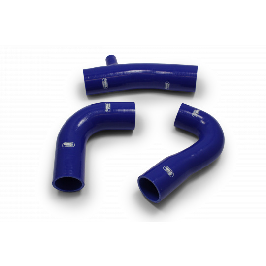 Samco Sport 3-dílná sada silikonových hadic pro vedení tlakového vzduchu pro Ford Sierra/Sapphire Cosworth 2WD 1986 - 1990 s 25 mm připojením na BOV ventil, barva: modrá