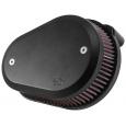 K&N Street Metal sportovní kit sání pro HARLEY DAVIDSON FXDWG Dyna Wide Glide 96 CI 2008-2011 lakovaný vrchlík, výška: 57 mm