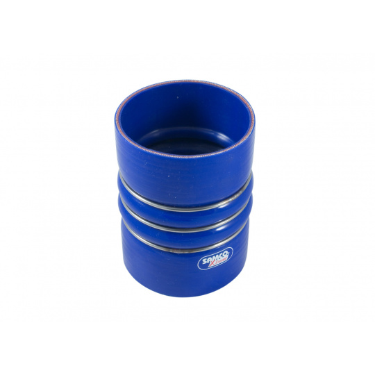 Samco Sport Xtreme teplotně odolná ocelí vyztužená hadicová spojka s vnitřním průměrem 89 mm, barva: modrá
