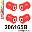 206165B: Strongflex Sada silentbloků zadního nosníku