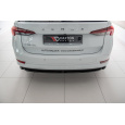 Maxton Design spoiler pod zadní nárazník pro Škoda Octavia Mk4, černý lesklý plast ABS