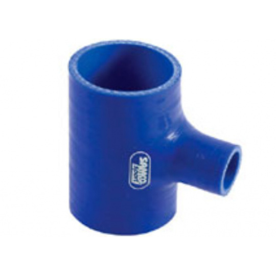 Samco Sport T spojka s vnitřním průměrem 76 mm a výstupem 25 mm, barva: modrá