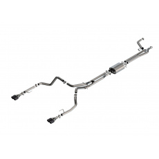 Borla Cat-Back výfukový systém "S-Type" pro GMC Sierra 1500 6.2L V8, automat, 2WD/4WD, EC s SB (6'7") 147.4" WB/ CC s SB (5'10") 147.4" WB, r.v. 2024-2025, mimo ZR2 a AT4X, typ koncovek: karbonové