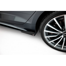 Maxton Design křidélka bočních difuzorů pro Audi A5 F5 Facelift, plast ABS bez povrchové úpravy, Sportback