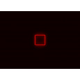 Kompletní LED čtyřhranné svítidlo červené, rozměr: 1 element 44 x 44 cm