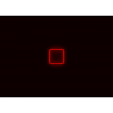 Kompletní LED čtyřhranné svítidlo červené, rozměr: 1 element 44 x 44 cm Kompletní LED čtyřhranné svítidlo červené, rozměr: 1 element 44 x 44 cm