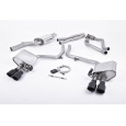 Milltek sport ValveSonic výfukový systém cat-back Electronic Valved System pro Audi S5 3.0 TFSI B8.5 Sportback 2012-2016, typ koncovek: GT-100 černé