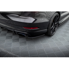 Maxton Design boční difuzory pod zadní nárazník pro Audi RS3 8V Facelift, černý lesklý plast ABS, Sedan
