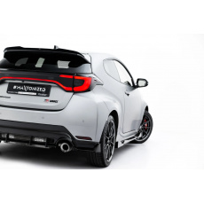 Maxton Design boční difuzory pod zadní nárazník ver.2 pro Toyota GR Yaris Mk4 Facelift, černý lesklý plast ABS