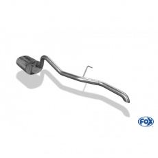 Fox Sportauspuff koncový tlumič výfuku s koncovkou bez viditelné koncovky pro Mitsubishi L200 K60T s motorem 2.5 TDI