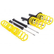 Sportovní podvozek ST Suspensions pro Audi A4 8D2, B5 FWD se zatížením př. nápravy 996 - 1055 kg, snížení 30 mm/30 mm