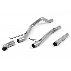 Milltek Sport výfukový systém cat-back bez rezonátoru (hlasitější) pro Volkswagen Transporter \ Caravelle T5 LWB 2.5 TDi (130ps/174ps) 2WD a 4MOTION 2003-2009, typ koncovek: skrytá