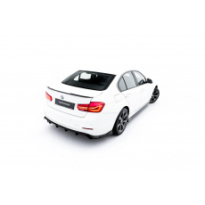 Maxton Design prodloužení spoileru pro BMW řada 3 F30, černý lesklý plast ABS