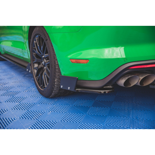 Maxton Design difuzory pod zadní nárazník s křidélky ver.1 pro Ford Mustang MK6 GT Facelift, černý lesklý plast ABS Maxton Design difuzory pod zadní nárazník s křidélky ver.1 pro Ford Mustang MK6 GT Facelift, černý lesklý plast ABS