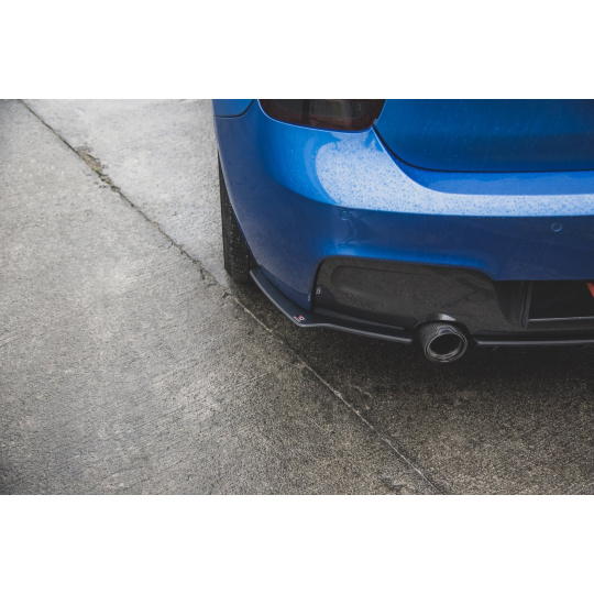 Maxton Design "Racing durability" boční difuzory pod zadní nárazník pro BMW řada 1 F20 M135I, plast ABS bez povrchové úpravy