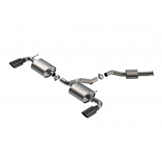 Borla Cat-Back výfukový systém "S-Type" pro Toyota RAV4 Hybrid 2,5L 4Cyl., automat, 4WD, r.v. 2019-2025, barva koncovek: černé